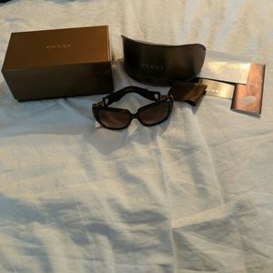 Perfect Condition Gucci Bamboo Detail Sunglasses